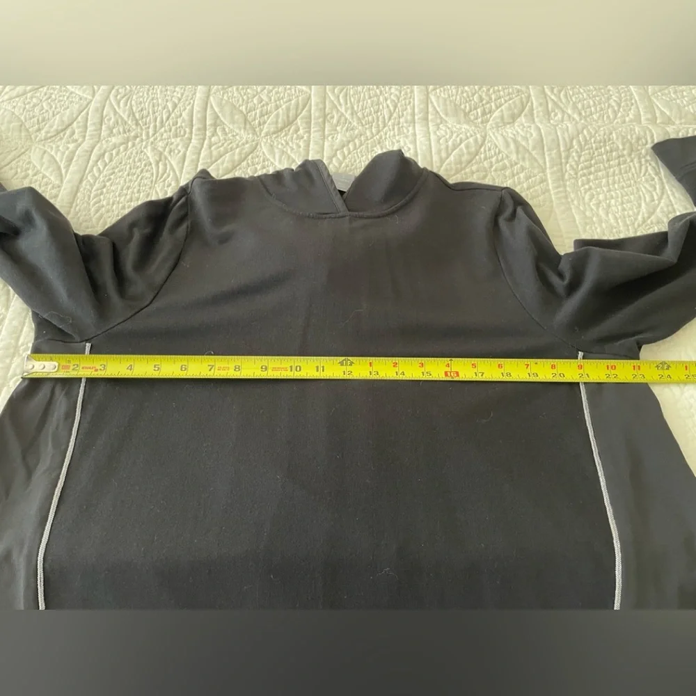 CHICOS BLACK ZENERGY LONG SLEEVE HOODIE SIZE 3 XL LONG SLEEVE - Picture 7 of 7